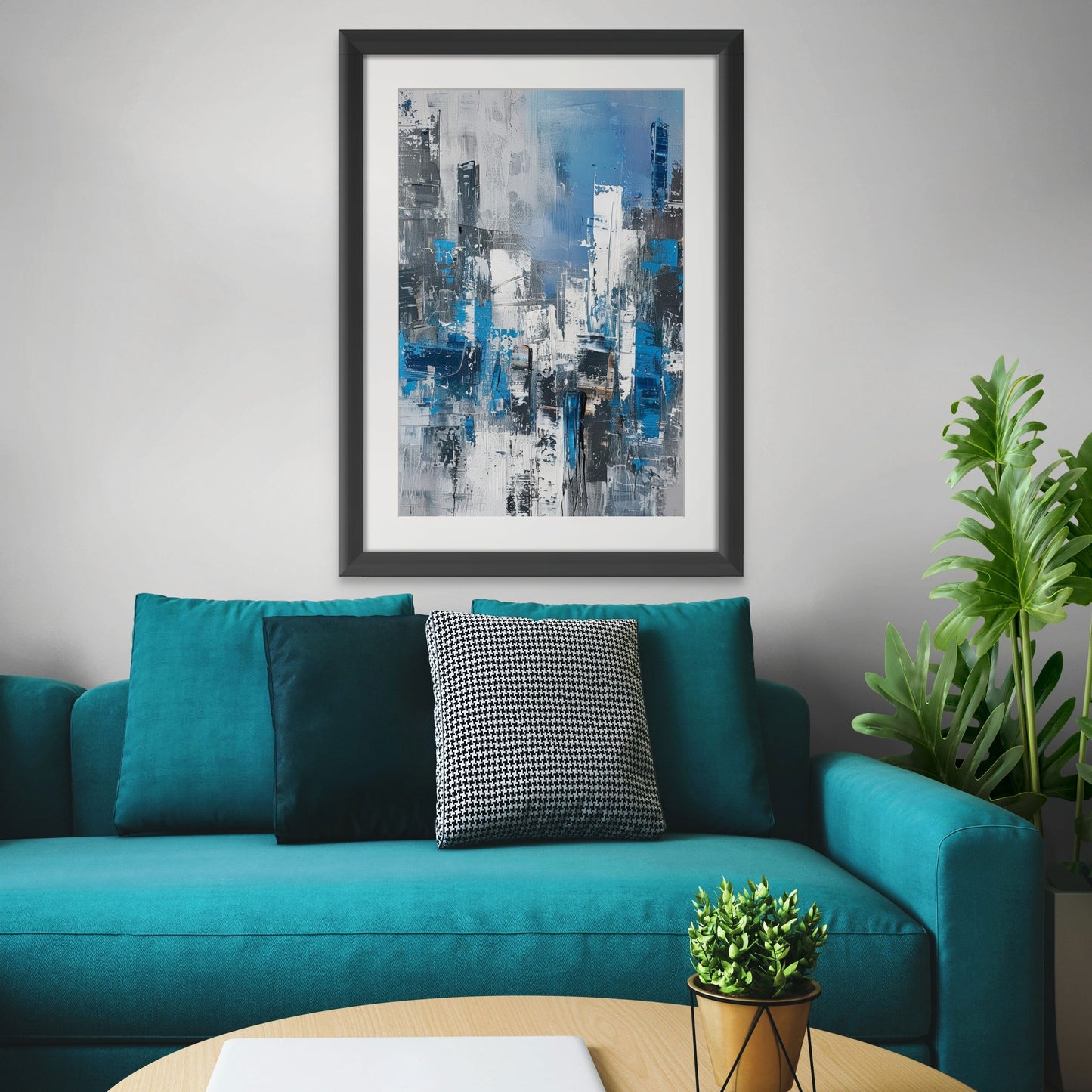 Urban Serenity in Monochrome